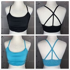 Zella Criss Cross Sports Bra Bundle Size Large